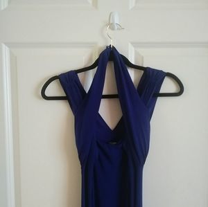 Connected Apparel Cobalt Blue Evening Dress 14P